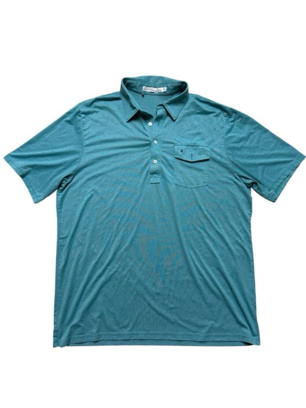 Criquet Polo Shirt Men’s XL Blue Pima Cotton Blend Short Sleeve